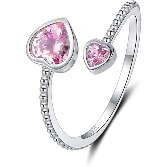 Step Forward Girls Ring 925 Sterling Silver Birthstone Rings for Women -… - Picture 2 of 16